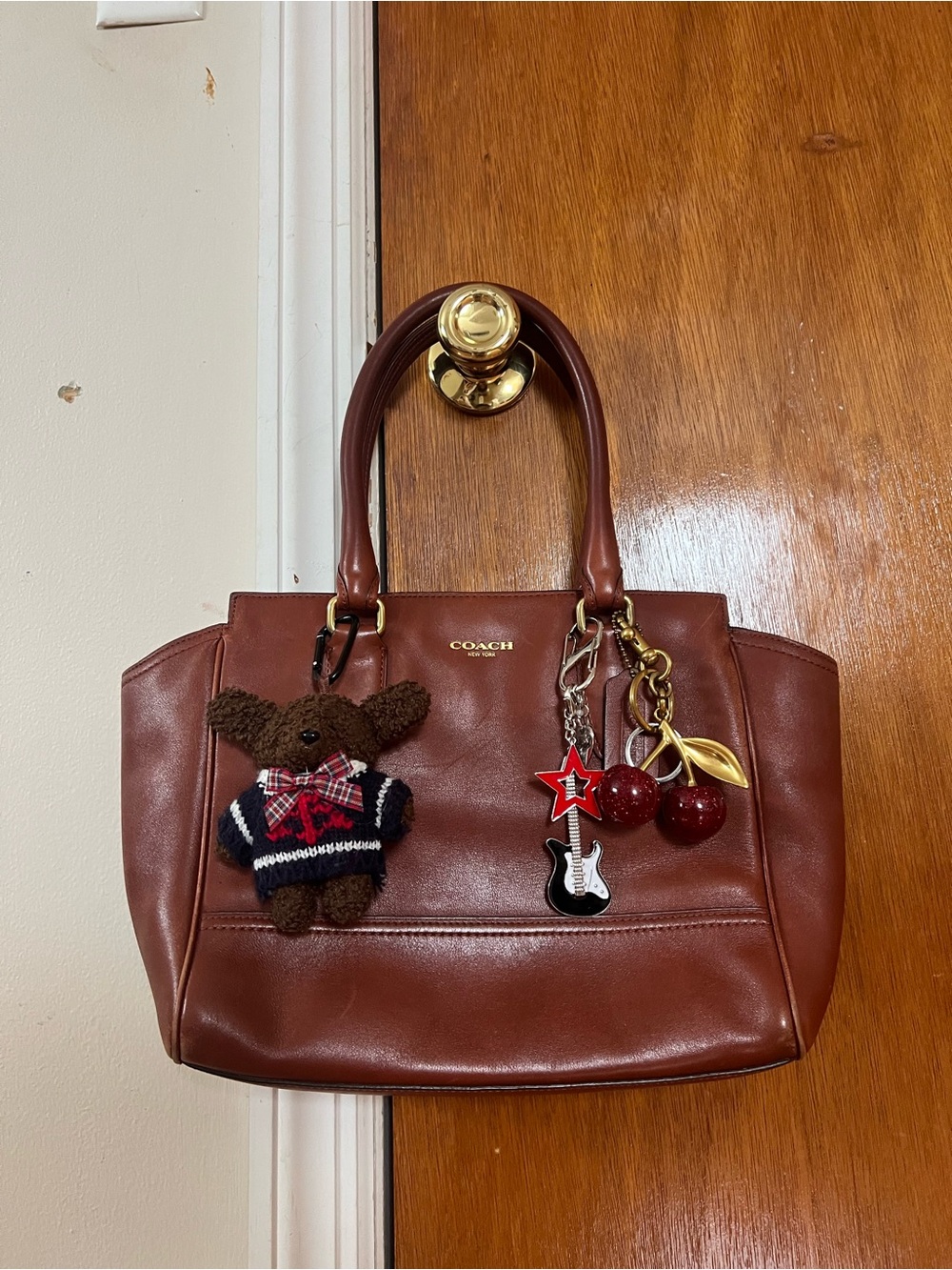 Coach Brown Leather Handbag